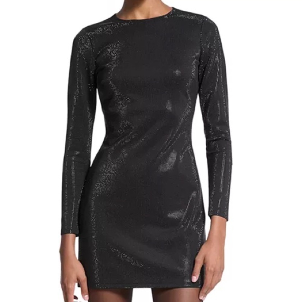 Michael Kors
Rhinestone Long Sleeve Mini Dress